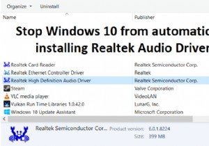 Dừng Windows 10 tự động cài đặt Trình điều khiển âm thanh Realtek