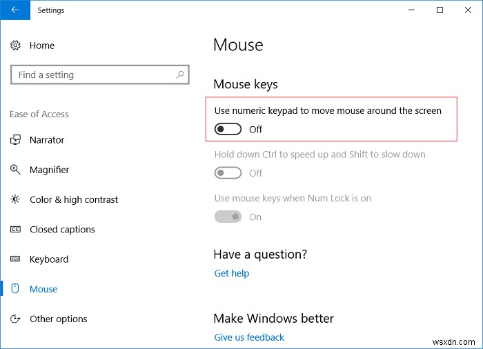 Bàn phím số không hoạt động trong Windows 10 [SOLVED] 