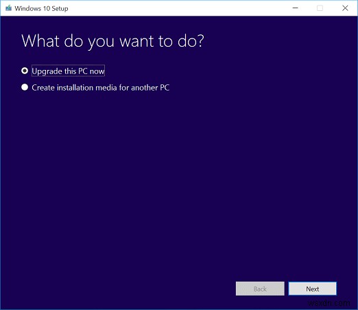 Sửa lỗi cài đặt Windows 10 không thành công với lỗi C1900101-4000D 