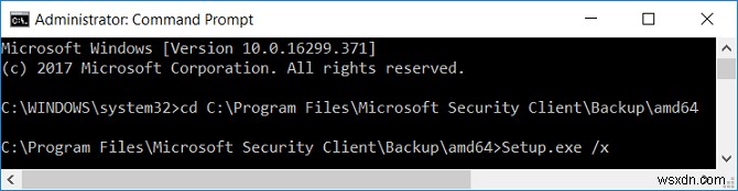 Gỡ cài đặt Microsoft Security Essentials trong Windows 10 
