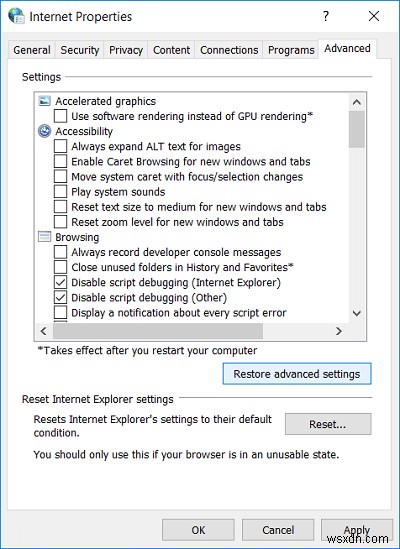 Sửa lỗi tập lệnh OneDrive trên Windows 10 