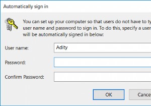 Tự động đăng nhập vào tài khoản người dùng trong Windows 10