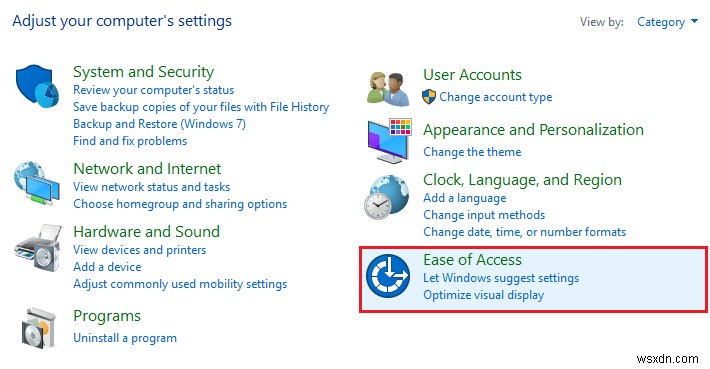 Bật hoặc tắt Phím tắt truy cập gạch dưới trong Windows 10