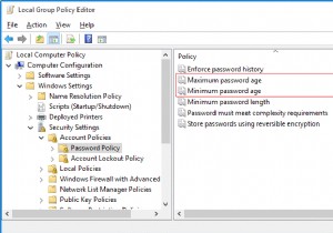 Bật hoặc tắt tính năng hết hạn mật khẩu trong Windows 10 