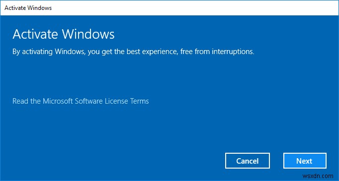 Cách kích hoạt Windows 10 mà không cần bất kỳ phần mềm nào