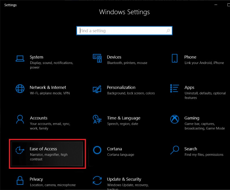 Bật hoặc tắt Hiệu ứng minh bạch trong Windows 10