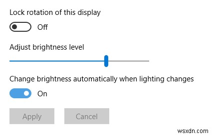 Cách bật hoặc tắt độ sáng thích ứng trong Windows 10 