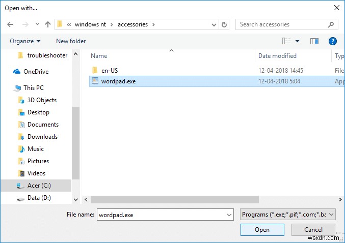 Cách thay đổi chương trình mặc định trong Windows 10