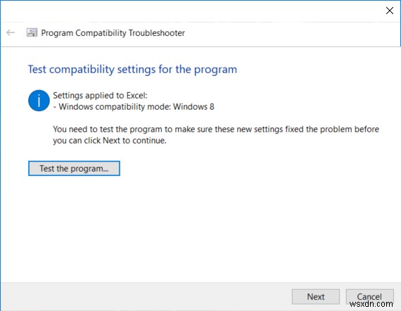 Thay đổi chế độ tương thích cho các ứng dụng trong Windows 10