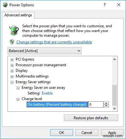 Cách bật hoặc tắt trình tiết kiệm pin trong Windows 10 