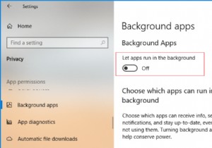 Cách tắt ứng dụng nền trong Windows 10 