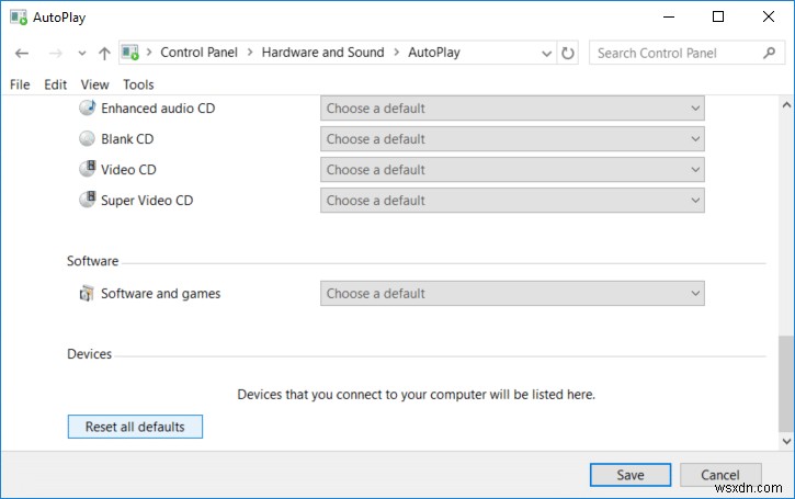 Bật hoặc tắt Tự động phát trong Windows 10 