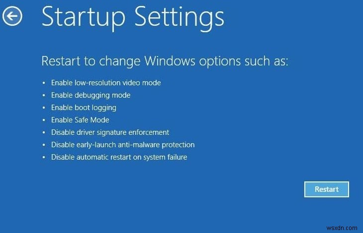 Tắt tự động khởi động lại khi hệ thống bị lỗi trong Windows 10