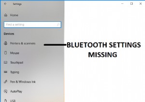 Sửa lỗi thiếu Bluetooth từ cài đặt Windows 10 