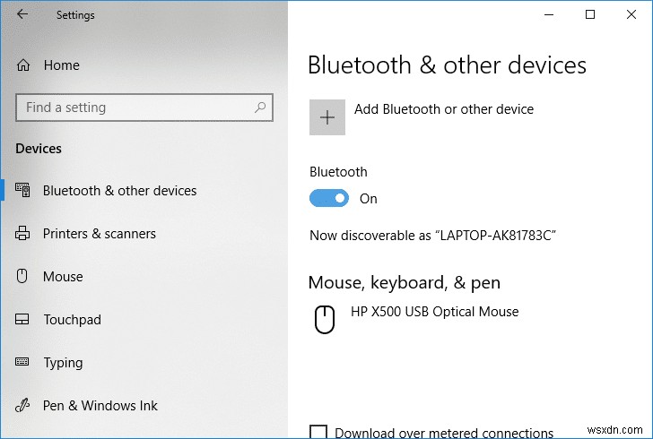 Sửa lỗi thiếu Bluetooth từ cài đặt Windows 10 