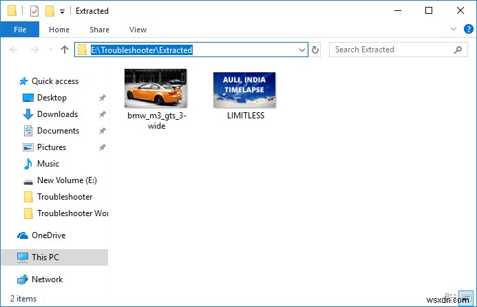 Zip hoặc giải nén tệp và thư mục trong Windows 10 