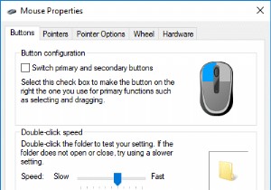 Bật hoặc tắt ClickLock chuột trong Windows 10 