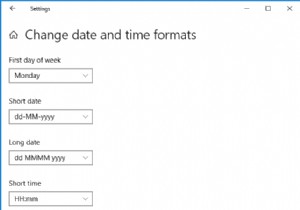 Cách thay đổi định dạng ngày và giờ trong Windows 10 