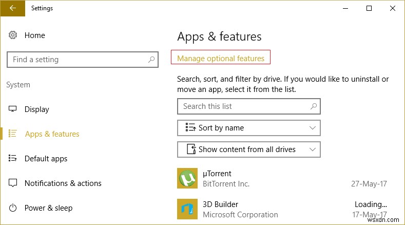 Cách cài đặt hoặc gỡ cài đặt công cụ đồ họa trong Windows 10