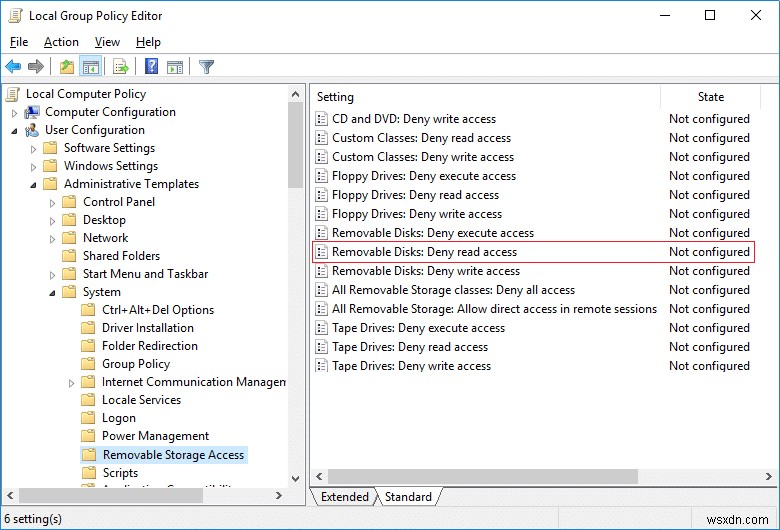 Bật hoặc tắt Bảo vệ ghi cho đĩa trong Windows 10