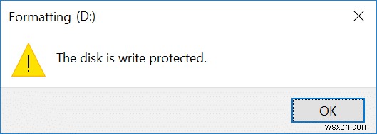 Bật hoặc tắt Bảo vệ ghi cho đĩa trong Windows 10