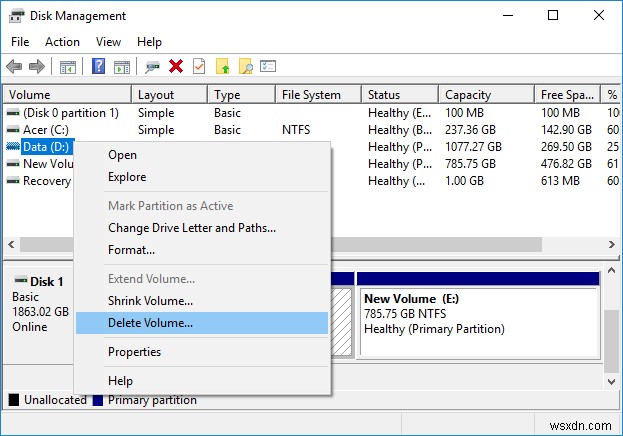 Chuyển MBR thành GPT Disk mà không mất dữ liệu trong Windows 10