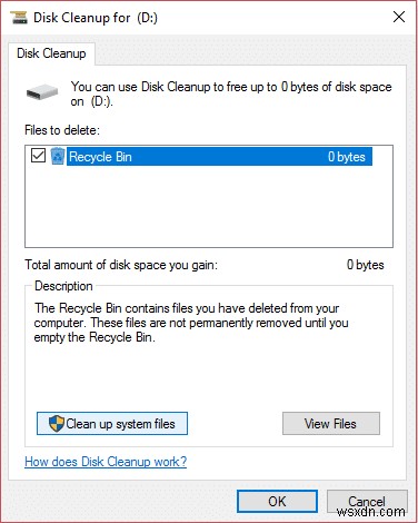 Cách sử dụng Disk Cleanup trong Windows 10 