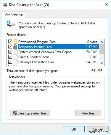 Cách sử dụng Disk Cleanup trong Windows 10 