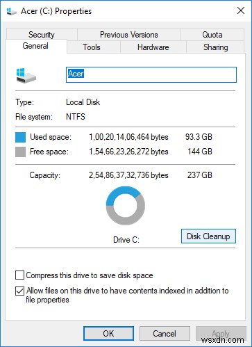 Cách sử dụng Disk Cleanup trong Windows 10 