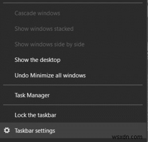 Sửa lỗi thanh tác vụ Windows 10 không ẩn 