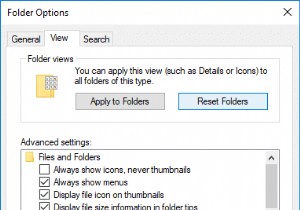 Đặt lại Cài đặt Chế độ xem Thư mục thành Mặc định trong Windows 10 