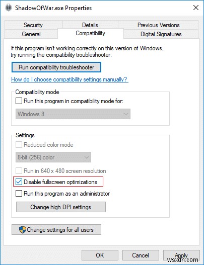 Cách tắt tính năng tối ưu hóa toàn màn hình trong Windows 10 