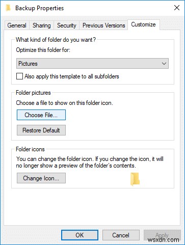 Cách thay đổi ảnh thư mục trong Windows 10 