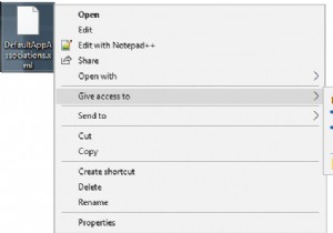 Xóa Cấp quyền truy cập khỏi Menu ngữ cảnh trong Windows 10 