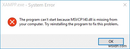 Sửa lỗi MSVCP140.dll bị thiếu trong Windows 10 
