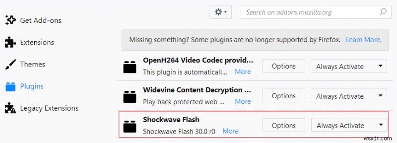 Bật Adobe Flash Player trên Chrome, Firefox và Edge 