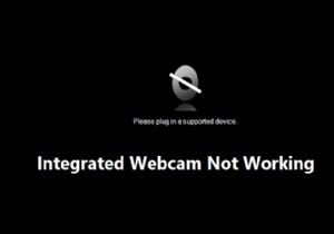 Khắc phục sự cố Webcam tích hợp không hoạt động trên Windows 10 