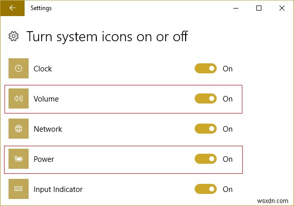 Khắc phục các biểu tượng Hệ thống không hiển thị trên Thanh tác vụ Windows 10 