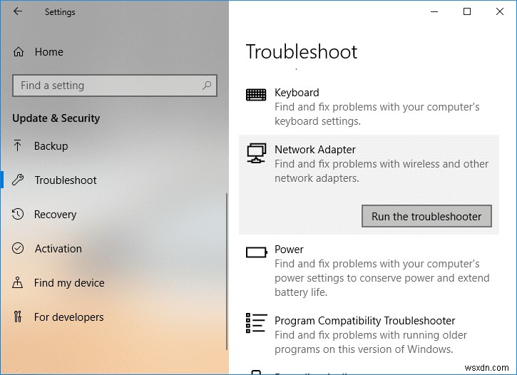 Khắc phục sự cố WiFi không hoạt động trong Windows 10 [Hoạt động 100%] 