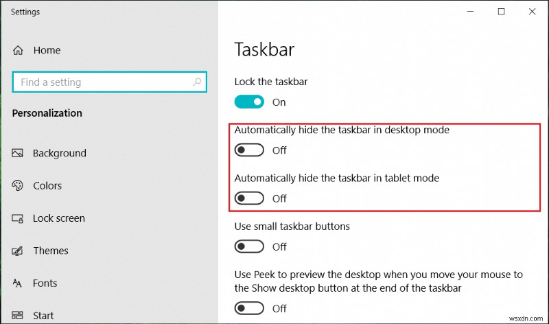 Khắc phục TaskBar bị biến mất khỏi màn hình 
