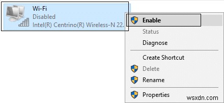 Khắc phục sự cố mạng WiFi không hiển thị trên Windows 10