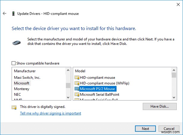 Khắc phục sự cố cuộn hai ngón tay không hoạt động trong Windows 10 