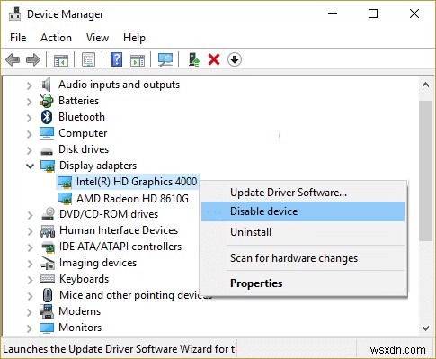 Khắc phục lỗi TDR Video (atikmpag.sys) trong Windows 10 