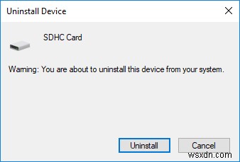 Khắc phục sự cố không phát hiện thẻ SD trong Windows 10