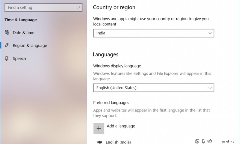 Cách thay đổi ngôn ngữ hệ thống trong Windows 10