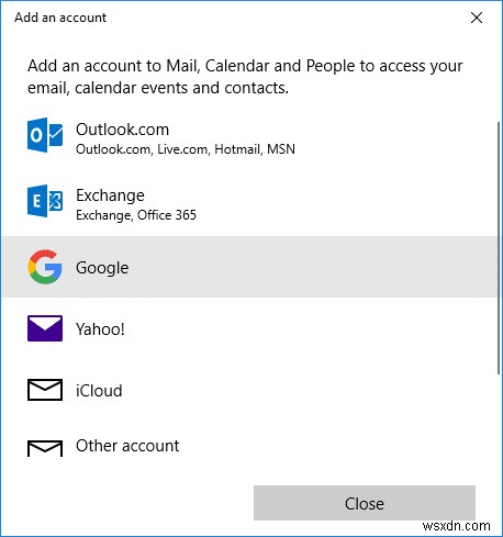 Cách thiết lập Gmail trong Windows 10 