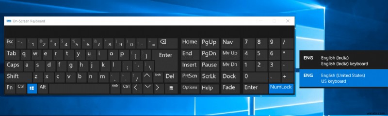 Cách thay đổi bố cục bàn phím trong Windows 10 