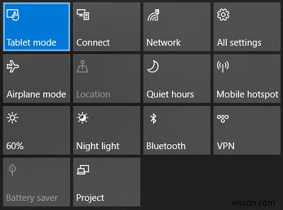 Sửa lỗi Rotation Lock chuyển sang màu xám trong Windows 10 