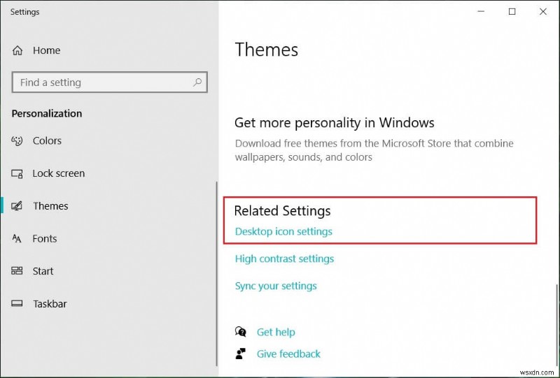 Sửa biểu tượng màn hình bị thiếu trên Windows 10