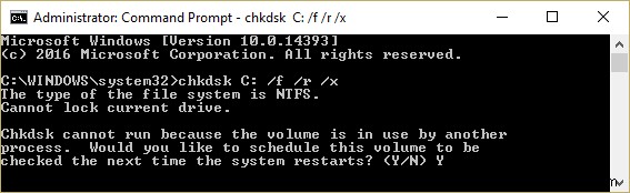 Cách kiểm tra lỗi trên đĩa bằng chkdsk 